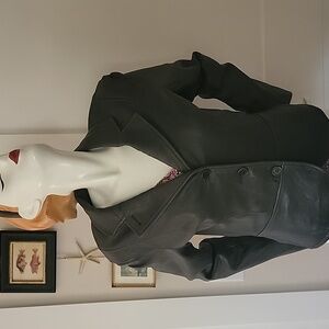 Sundance Thick leather Jacket ,Dark green sz 10.